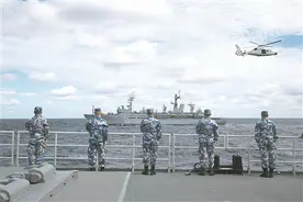 中俄首次海上联合巡航圆满结束图片