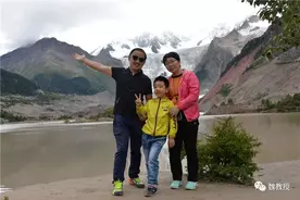 自驾进藏游记028米堆冰川图片