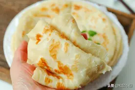 一把揉成团的烙饼，比毛巾还软乎，冰箱里放三天都不硬，真香图片