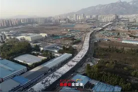 高架桥已架到泮河上空！迎胜路南延工程，拱桥、亮化、景观效果等施工方案确定图片
