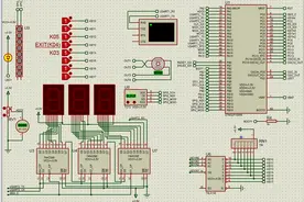 STM32F103移植RTOS的Proteus仿真图片