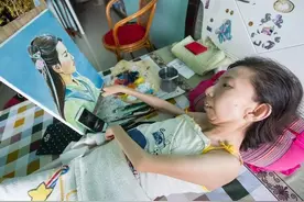 “山西女梵高”张俊莉，8岁瘫痪，卧床34年，水彩画获省级大奖图片