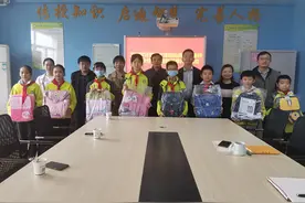 合肥桂花园学校慧园校区联合省煤田地质局勘查研究院开展党建活动图片