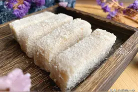 秋冬，雪梨正当季，做成奶香梨糕软糯Q弹，不爱吃水果的试试图片