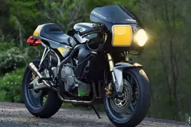 事故车改装，带猪头罩的本田CBR600RR图片