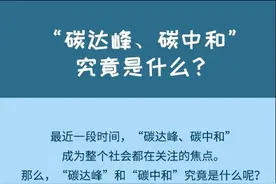 手绘漫画 丨“碳达峰、碳中和”究竟是什么？图片