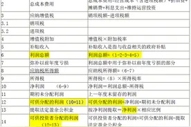 造价工程师《案例分析》核心知识：3.基于利润及分配表的财务评价图片