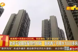 新房两个月用水1000吨！邻居调侃“开了游泳馆”图片