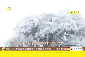 大雪节气到来，湖南多地迎来初雪，为大地披上一层白色的外衣视频封面