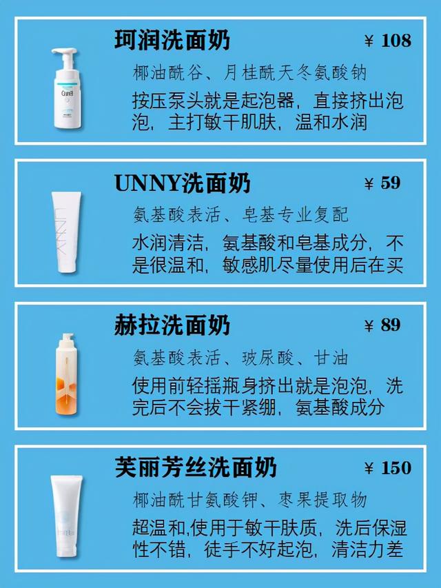 买洗面奶到底选氨基酸还是皂基？洗面奶到底怎么选？