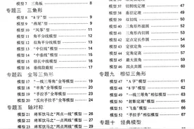 几何学习没有思路怎么办？60个模型理清解题思路图片