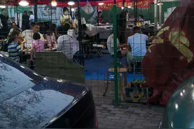 地锅烤肉火遍冰城大街小巷，今天你吃了吗图片