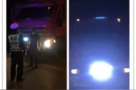 货车安装“强光LED灯”能躲避电子监控？  青山交警持续严查货车非法加装强光灯违法行为图片