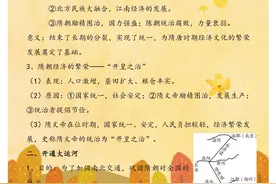 人教版：七年级下册历史知识点总结！非常全面，想考高分的看进来图片