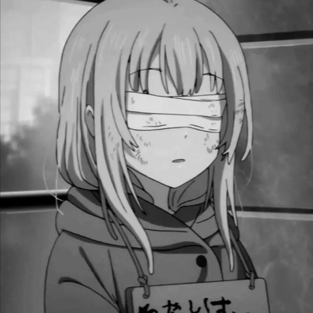 一组伤感忧郁动漫丧头