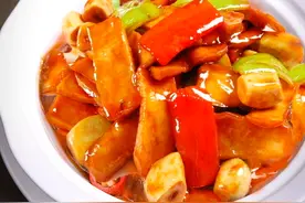 师生皆属猴、都清廉简朴，明日一道素食“左宗棠鸡”滋补心经图片