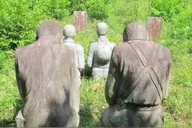 长跪中国墓园的4个雕像，日本要求拆除，中国：仨条件，缺一不可图片