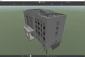 山东聊城某医院Revit模型图片