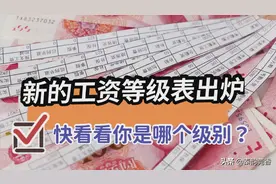 新的工资收入等级表出炉，共分6个阶层，快看一下你在哪一阶层？图片