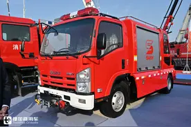 前面轻卡后面叉车，这款双头消防车有意思，您知道它具体用途吗？图片