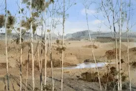 宝岛台湾著名水彩画家简忠威作品欣赏，让知识与美感完美结合图片