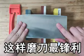 磨刀是竖磨，横磨还是斜磨？有人提刀就错，教你削铁如泥的好方法图片
