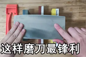磨刀是竖磨，横磨还是斜磨？有人提刀就错，教你削铁如泥的好方法图片