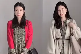 为什么你穿衣比别人显老，看博主把同款搭出两种效果，对比太明显图片