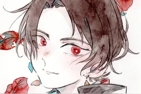 水彩插画：《刀剑乱舞》同人图~色彩明亮，画风软萌可爱图片