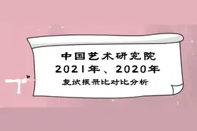 中国艺术研究院2021年、2020年复试报录比对比图片