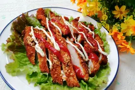 自己在家做香酥鸡排，外酥里嫩，比外面买的还好吃图片