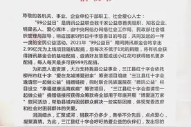 三江县红十字会2021年“99公益日”众筹倡议书图片