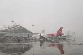 宜春降雪！明月山机场飞机起降正常，未受影响图片