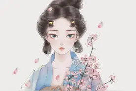 分享古风图片——娉娉袅袅十三余，豆蔻梢头二月初图片