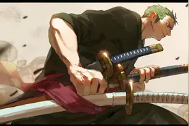 海贼王插画分享，特拉男穿上禁断修女装，索大拔刀似拍电影图片