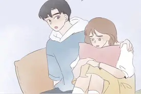 “假装怀孕试探男友，他说立马结婚，我决定分手！”（漫画）图片