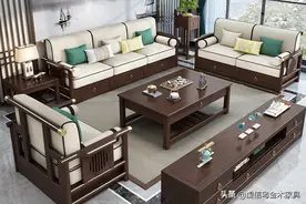 “始于颜值，忠于品质”，新中式实木沙发给你舒适雅致的家居享受图片