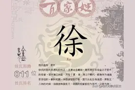 百家姓——徐姓的起源图片