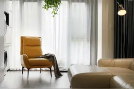 138㎡现代实景，不是别墅也能这么精致！卧室蓝+粉撞色设计，爱了图片