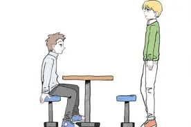 班里男生为啥老喜欢……坐其他男生腿上？图片