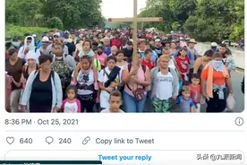 “告诉拜登我们来了！”：3000名移民穿越墨西哥前往美国边境图片