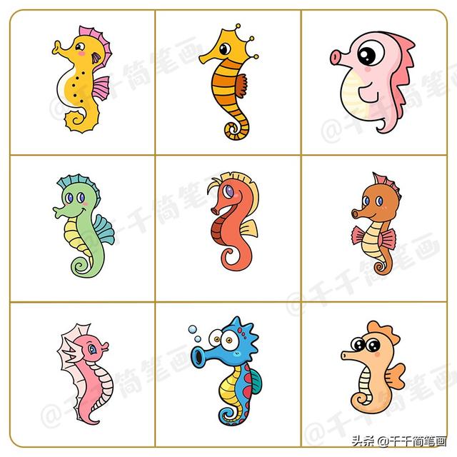 100种常见小动物简笔画素材大全,简单实用,快为孩子收藏吧