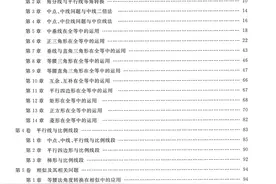 一套专门研究初中几何的资料——初中几何天花板图片