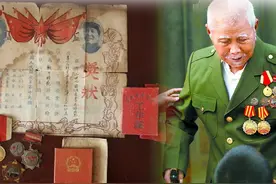 河南领导下乡慰问，87岁务农老兵翻出布包：他是特等功臣图片