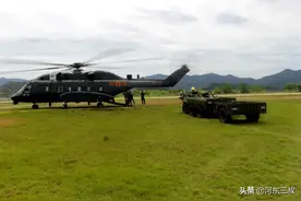 中国版“海上种马”，直-8L宽体机吊运山猫，性能颜值成正比图片