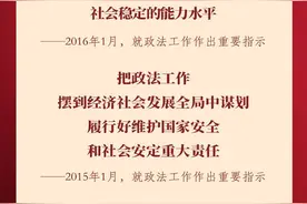 一图速览 | 这些年，习近平总书记这样部署政法工作图片