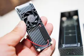 完全体Type-C的M.2移动硬盘有多强？加风扇，读写起飞了图片