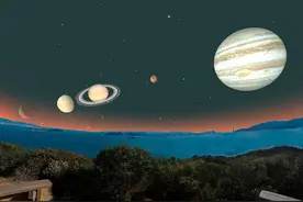 19号晚，金木水火土五星连珠，地球可见，天降异象，有何事发生？图片