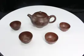 顾景舟款紫砂壶茶具套件，饮茶神器，国枰拍卖呈现图片
