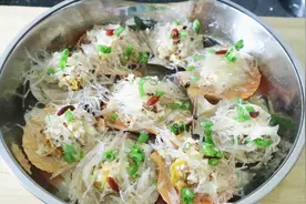 很好吃的一道菜，蒜蓉粉丝蒸扇贝，3分钟学会做视频封面